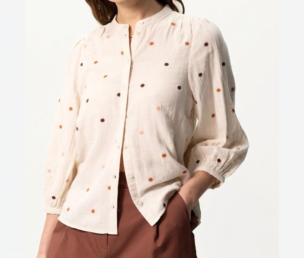 Sissy-Boy blouse met zonnetjes maat L, Wit, Maat 42/44 (L), Sissy-Boy, Ophalen of Verzenden