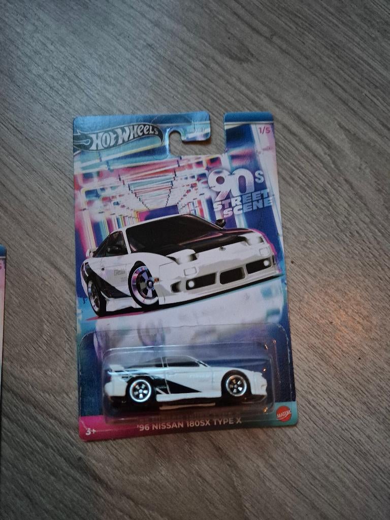 Hot Wheels '96 Nissan 180SX Type X 90s Street Scene, Ophalen of Verzenden, Nieuw, Auto