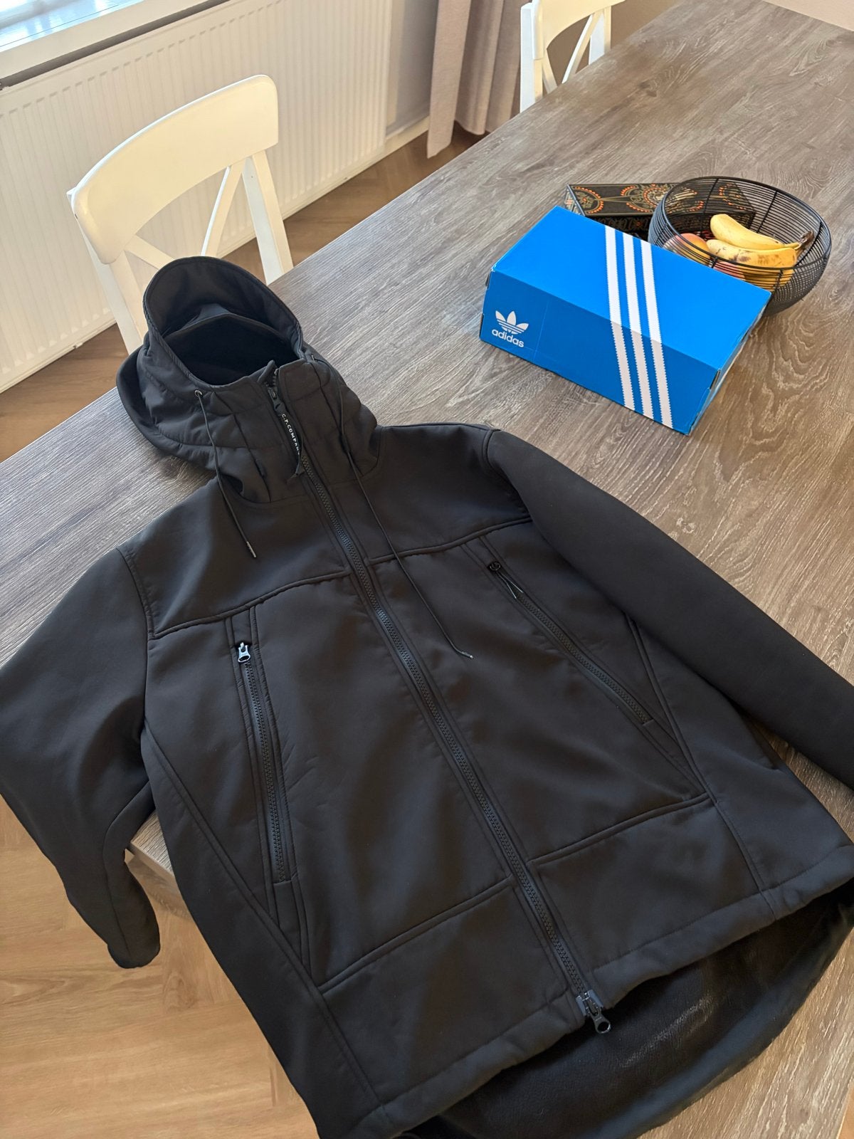 Cp company jas maat S/M, Kleding | Heren, Jassen | Zomer, Verzenden, Zo goed als nieuw, Maat 48/50 (M), Zwart