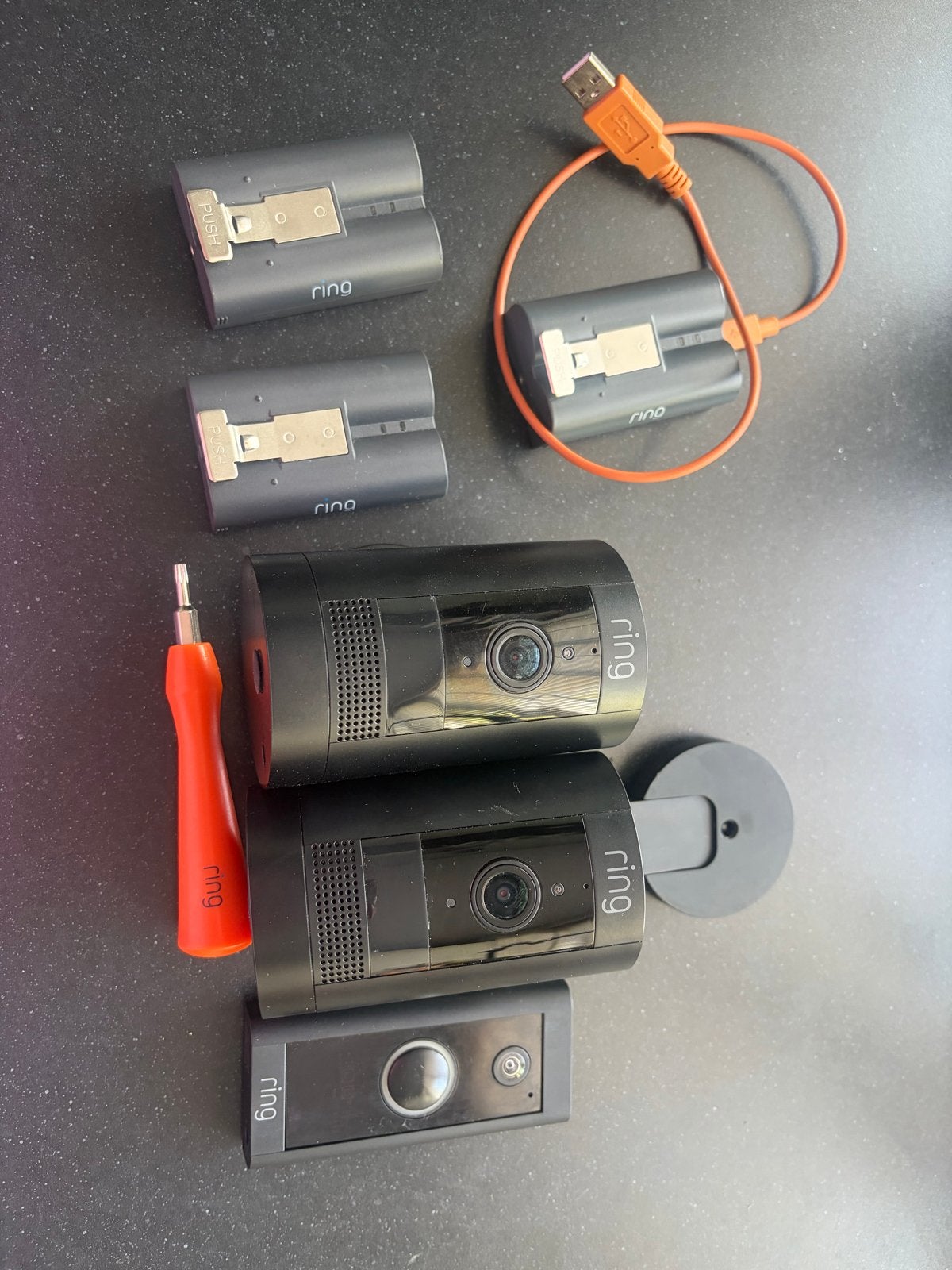 Ring Beveiligingsset: Deurbel, Camera's, Chime & Accu's, Ophalen, Compleet systeem, Draadloos, Beweging
