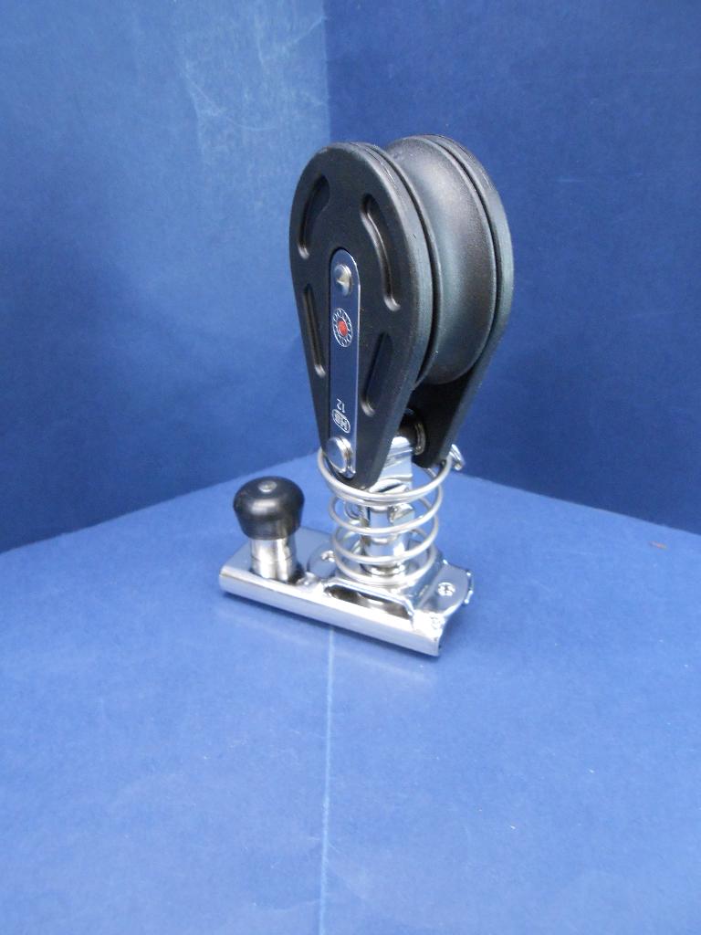 Genua Sledes + Blokken 12mm, voor rail 25 mm, set van 2 st., Watersport en Boten, Ophalen of Verzenden, Nieuw, Lijn of Blok