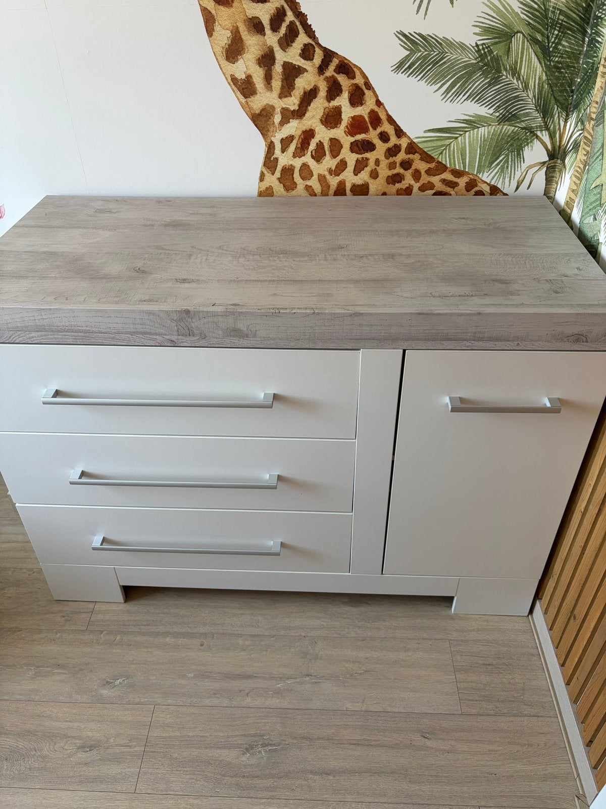 Complete babykamer set: commode en ledikant, Ophalen, Gebruikt, 50 tot 70 cm, 100 cm of meer