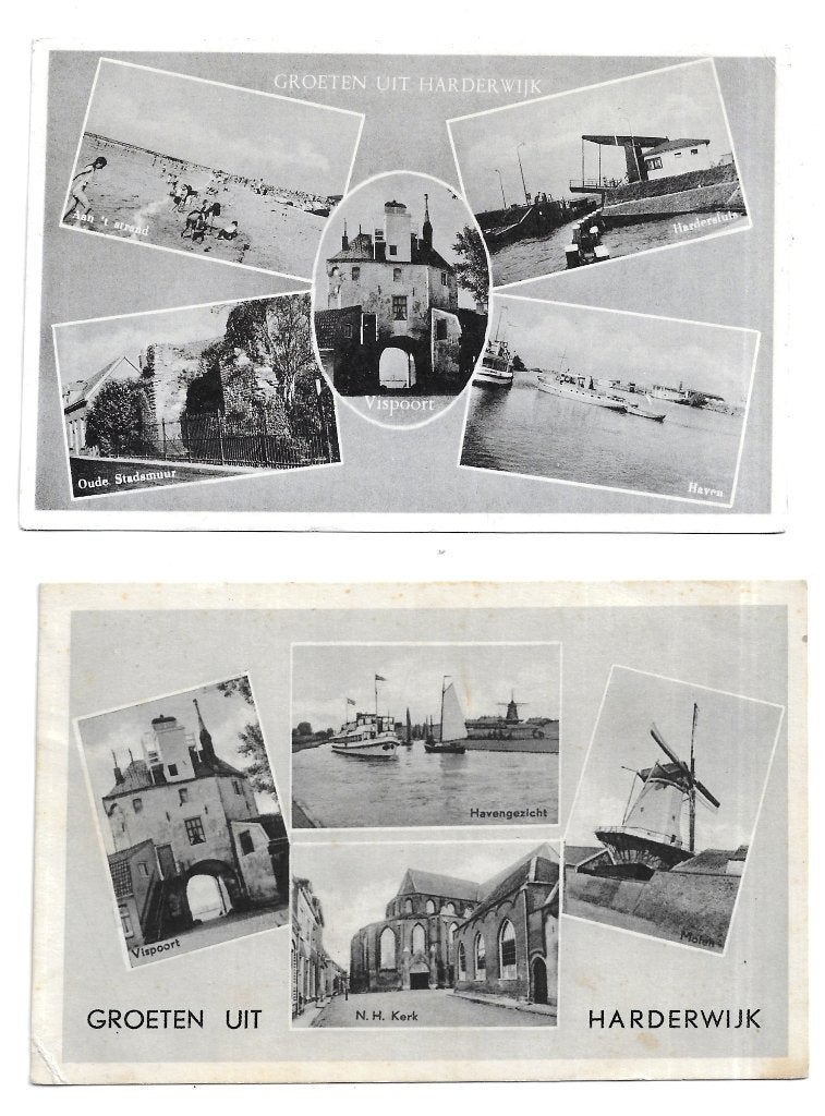 AK Harderwijk - 2 x Groeten uit......., Verzenden, 1960 tot 1980, Gelopen, Gelderland
