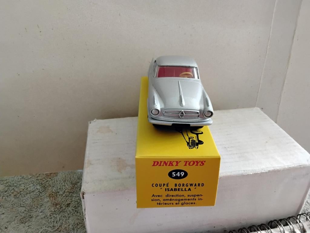DINKY TOYS ATLAS  COUPË  BORGWARD  " ISABELLA  NO  549, Hobby en Vrije tijd, Modelauto's | 1:43, Ophalen of Verzenden, Auto, Dinky Toys
