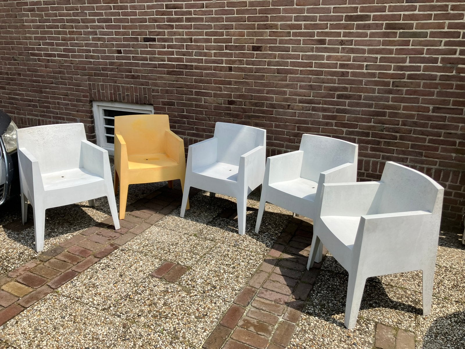 Tuinstoelen Philippe Starck, Ophalen, Gebruikt, Kunststof, Stapelbaar