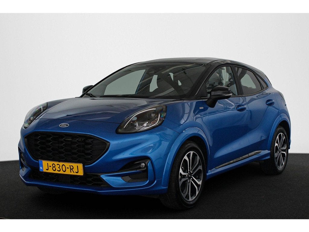 Ford Puma 1.0 EcoBoost Hybrid ST-Line Comfort & Winter Pack, Voorwielaandrijving, Automatische klimaatregeling, 125 pk, Blauw