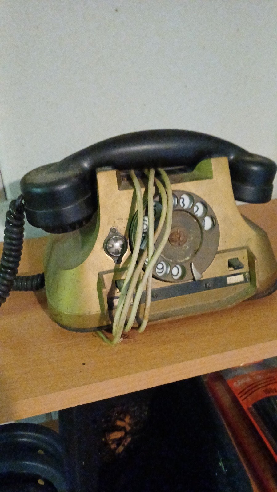Vintage draaischijf telefoon - Retro design, Antiek en Kunst, Ophalen