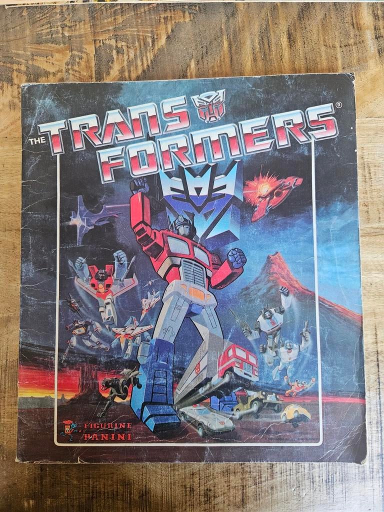 Transformers Panini Stickerboek 1986, Verzamelen, G1, Ophalen of Verzenden