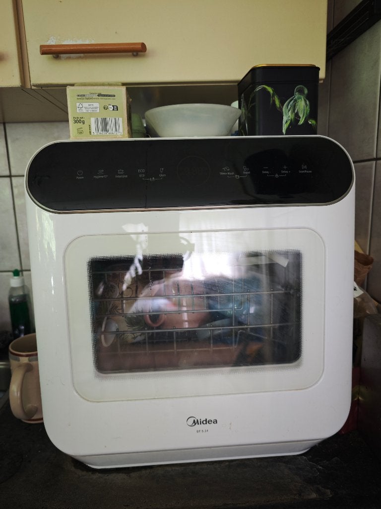 Mini wasmachine Midea, Witgoed en Apparatuur, Ophalen, Gebruikt, Eco programma, Minder dan 10 liter