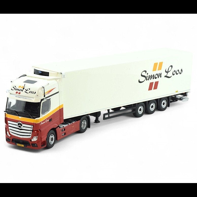 Mercedes-Benz Gigaspace 4x2 mit 3achs Kühlaufl - Simon Loos, Hobby en Vrije tijd, Ophalen of Verzenden, Nieuw, Bus of Vrachtwagen