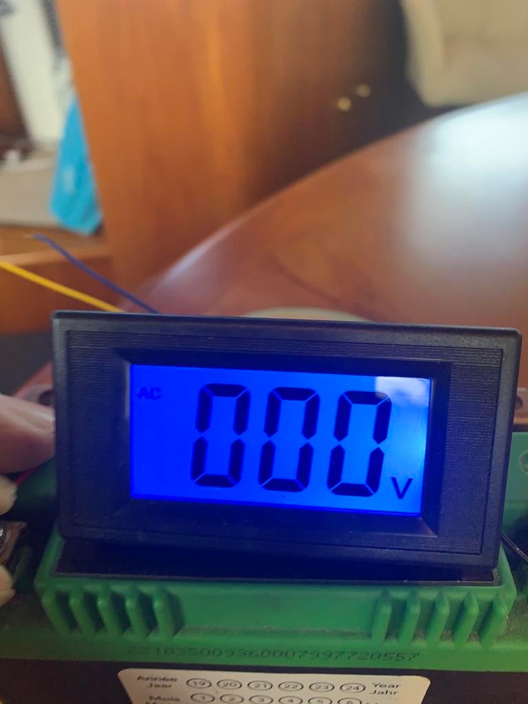 Paneel voltmeter AC, Ophalen of Verzenden, Nieuw, Overige typen