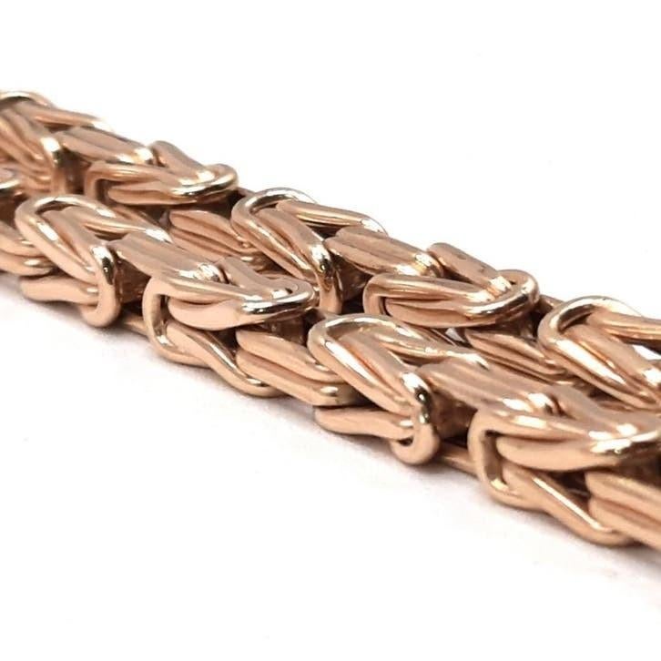 Gouden Koningsketting 14kt, Sieraden, Tassen en Uiterlijk, Kettingen, Www.bredajuwelier.nl, Nieuw, Ophalen of Verzenden, Www.bredajuwelier.nl