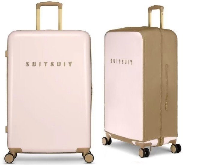 ✅NIEUW✅ SUITSUIT Fusion koffer 76 cm (Rose Pearl) + Hoes, Hard kunststof, 45 tot 55 cm, Ophalen of Verzenden, 70 cm of meer