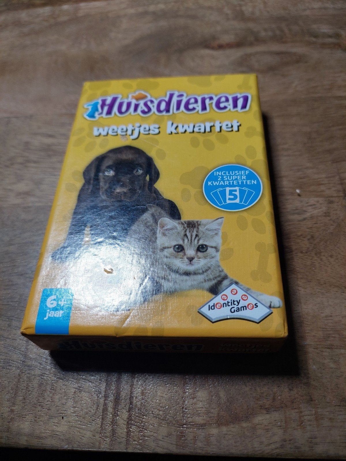kwartet huisdieren weetjes, Ophalen of Verzenden, Gebruikt, Kwartet(ten)