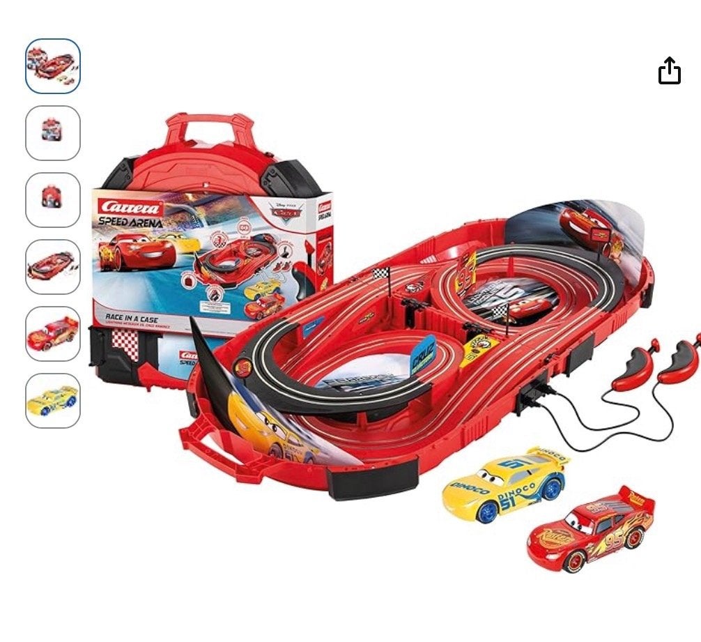 Carrera Speed Arena Disney Pixar Cars I Slotbaan, Overige merken, Racebaan, Ophalen of Verzenden, Zo goed als nieuw