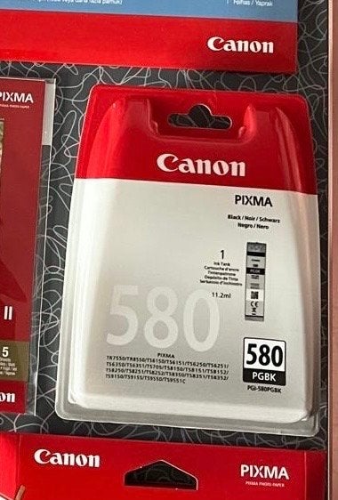 Canon PGI-580PGBK Zwarte Inktcartridge - Nieuw, Computers en Software, Printerbenodigdheden, Nieuw, Cartridge, Ophalen of Verzenden