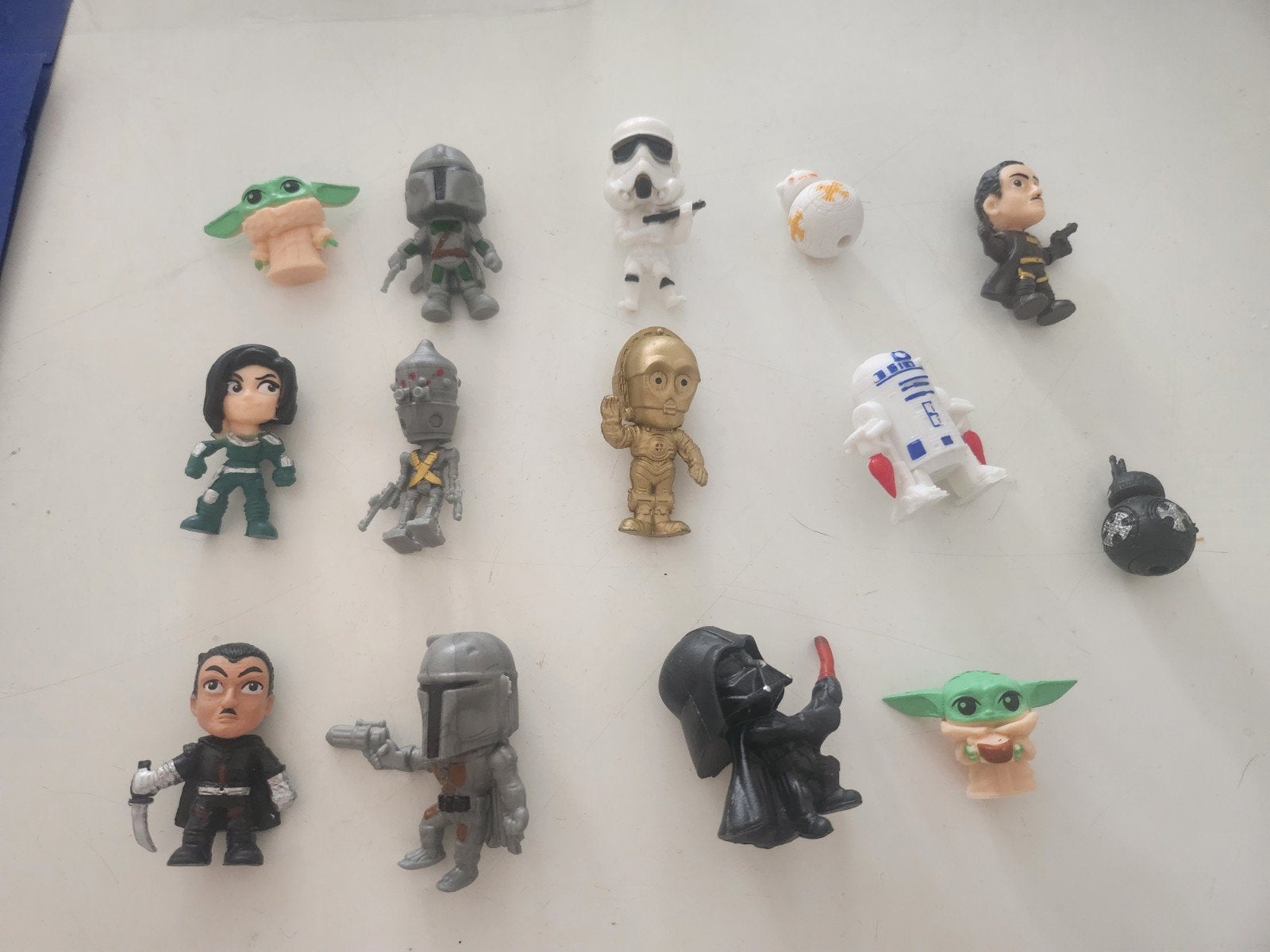 Kleine Star Wars Poppetjes - Diverse Figuren Collectie, Verzamelen, Ophalen of Verzenden, Gebruikt