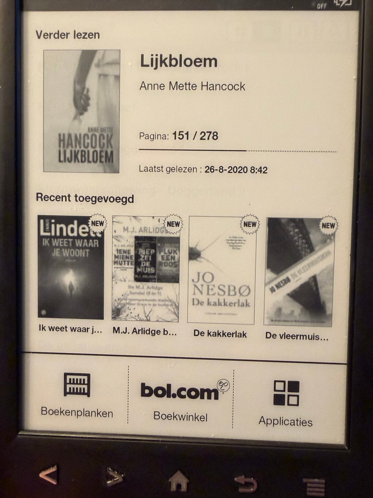 Sony Reader PRS-T2 E-reader met hoes, Gebruikt, Ophalen of Verzenden, 4 GB of minder, Touchscreen