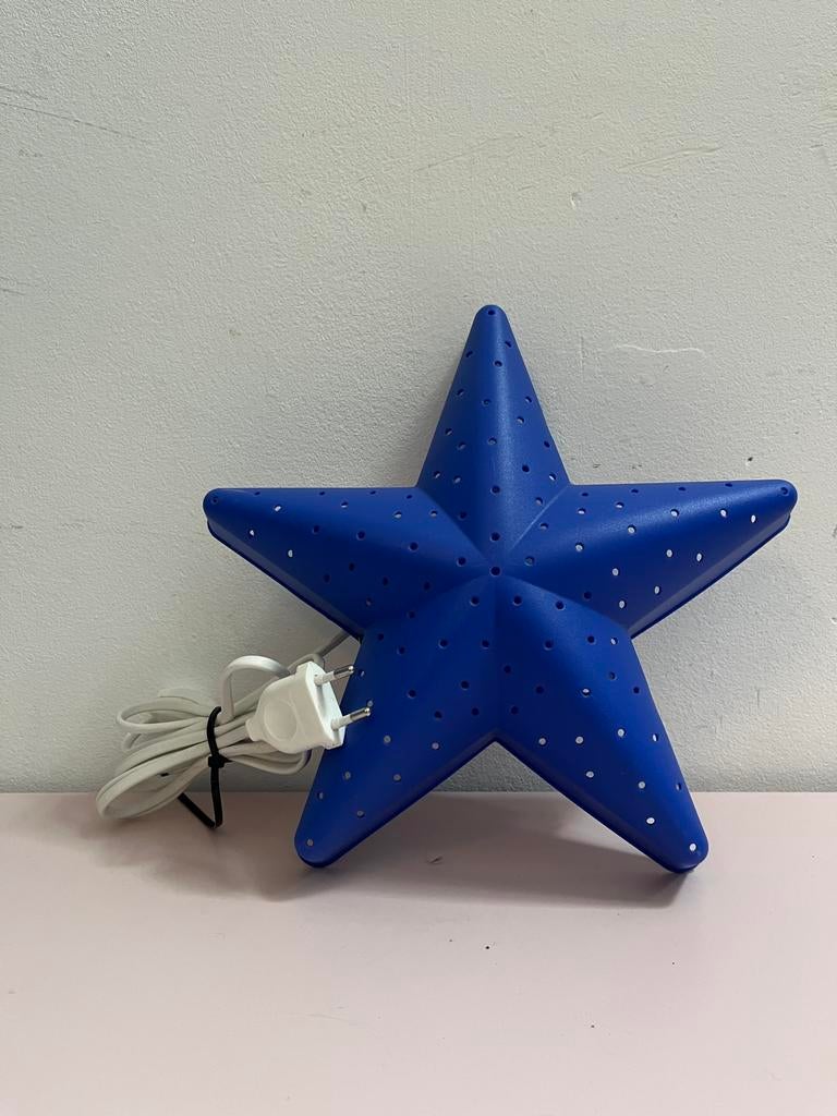 Ikea Smila Stjärna wandlampje/nachtlampje blauwe ster, Ophalen of Verzenden, Zo goed als nieuw