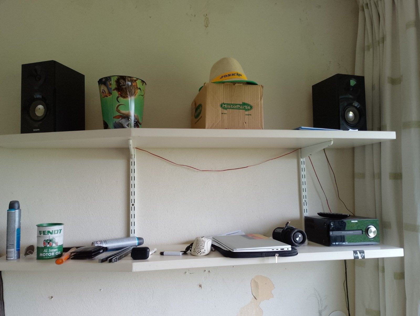Philips Radio met 2 boxen en afstandbediening, Audio, Tv en Foto, Radio's, Ophalen