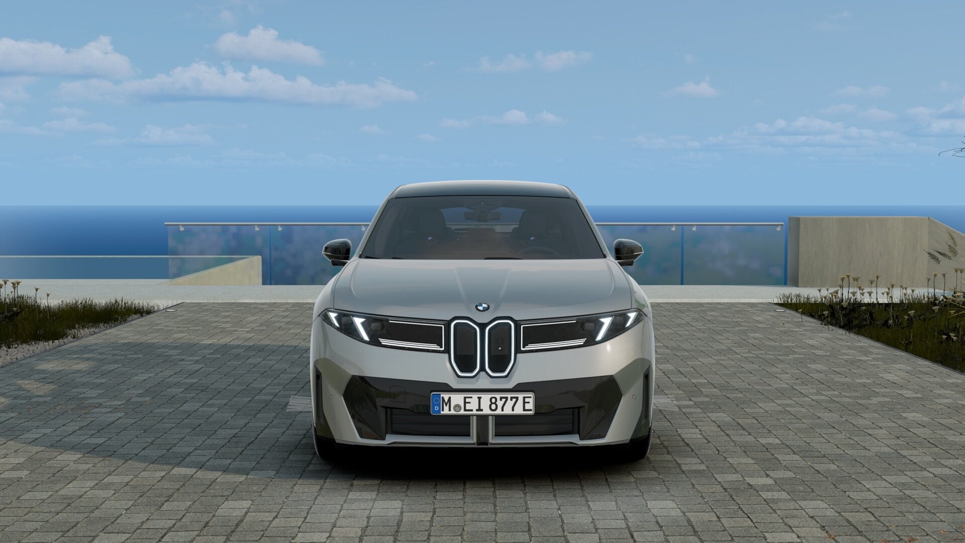 BMW iX3 40 eDrive M Sport / Panoramadak / Trekhaak / M Sport, Automaat, Achterwielaandrijving, Zwart, Leder