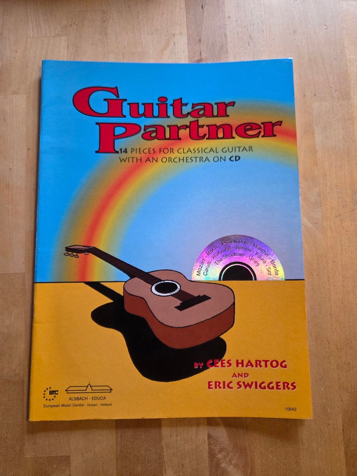 Gitaar Partner - 14 klassieke stukken met orkest op CD, Gitaar, Verzenden, Klassiek, Les of Cursus