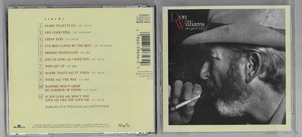 Don Williams - One Good Well, Ophalen of Verzenden, Zo goed als nieuw