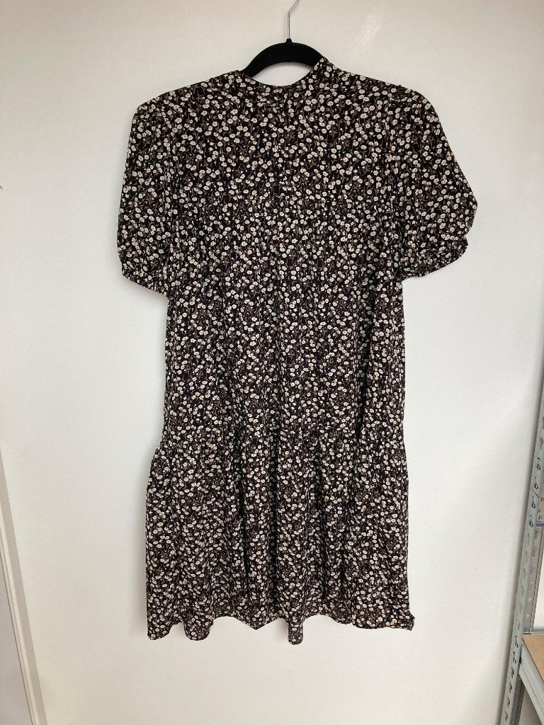 Sofie Schnoor floral jurk zwart gelaagd xs, Zwart, Ophalen of Verzenden, Zo goed als nieuw, Web@sofieschnoor.com