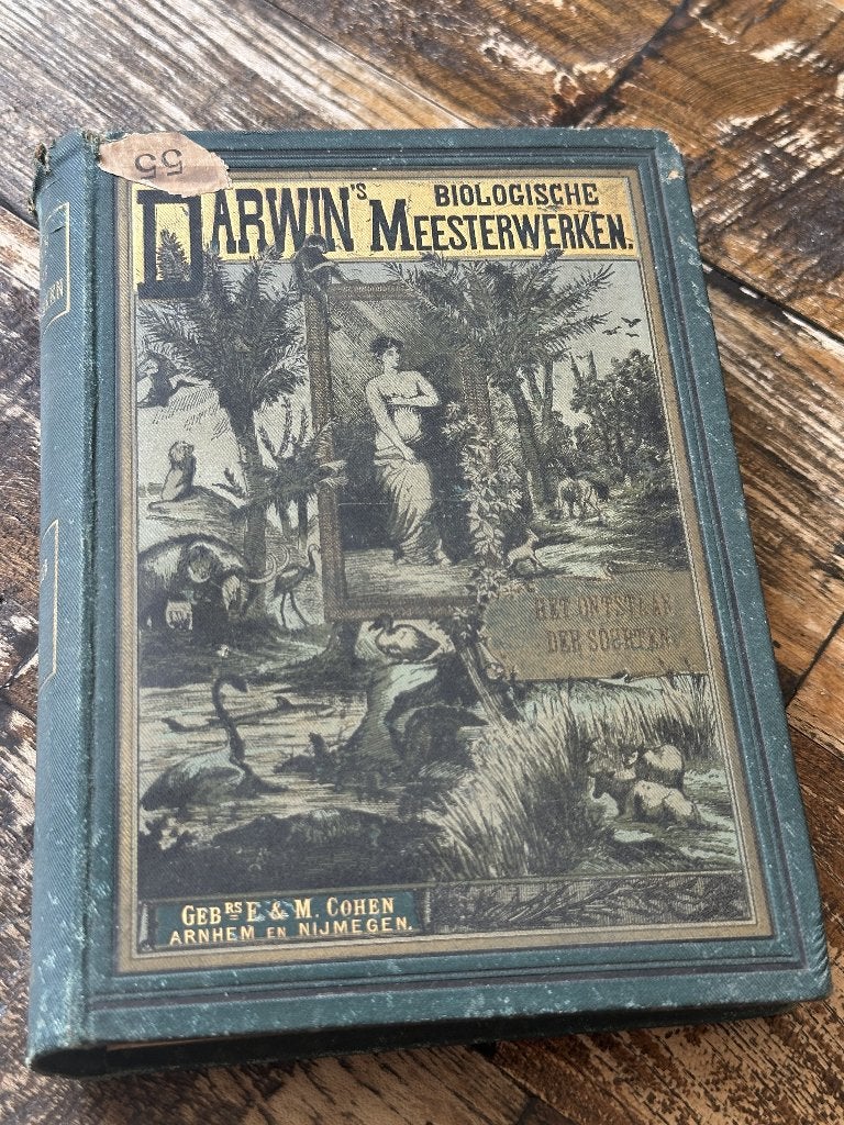 Antiek Boek 1890 - Darwin - Het Ontstaan der Soorten, Ophalen of Verzenden, Diverse auteurs