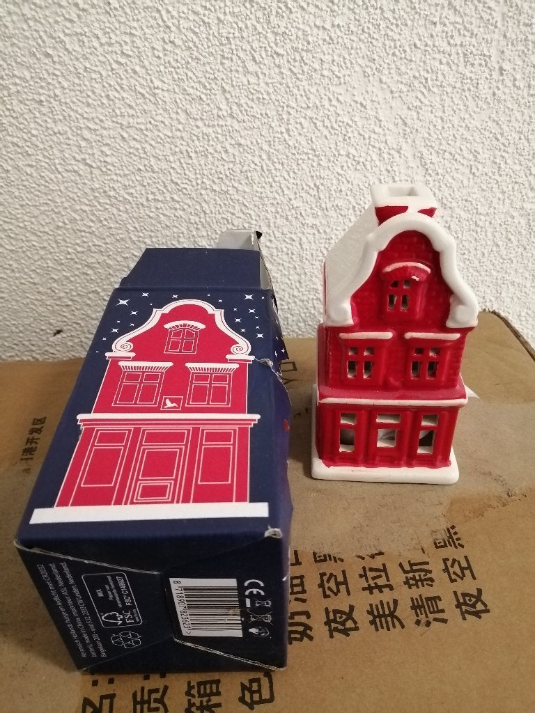 OP=OP!!! LEUKE KERSTHUISJE VERZAMELING GRACHTENPAND, Diversen, Kerst, Verzenden, Nieuw