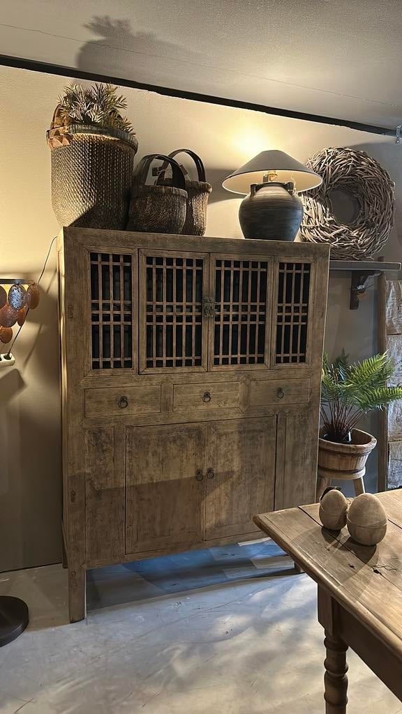 Antieke chinese kast elmwood, Ophalen