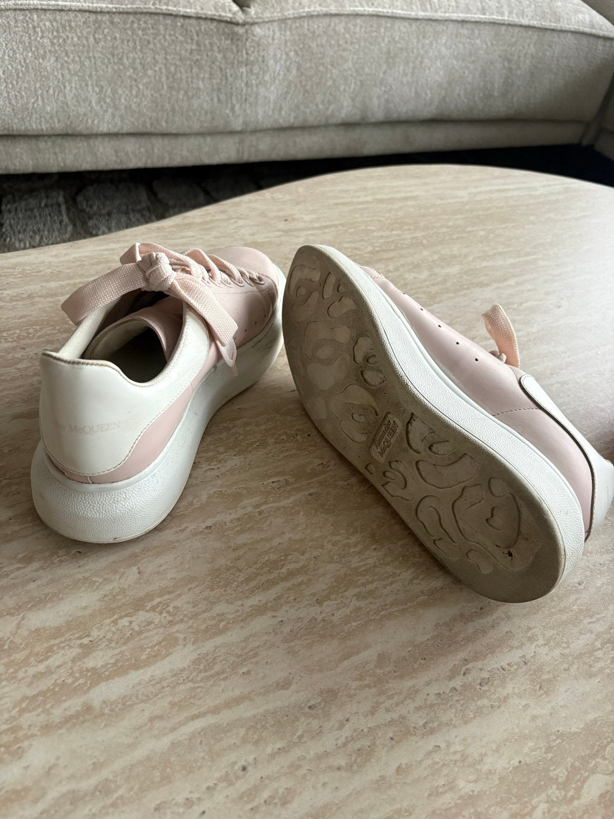 Alexander McQueen sneakers - roze - maat 37, Kleding | Dames, Verzenden, Gedragen, Roze, Sneakers of Gympen