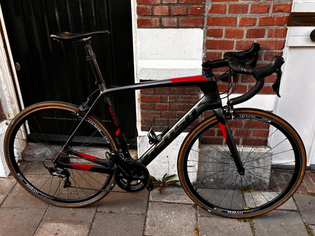 Sensa Giulia G2 Carbon Road Bike, 28 inch, Zo goed als nieuw, Meer dan 20 versnellingen, 53 tot 57 cm