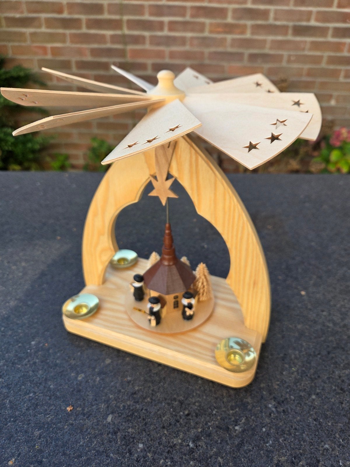 Legler piramide / draaimolen. Hoogte 25 cm, Ophalen of Verzenden