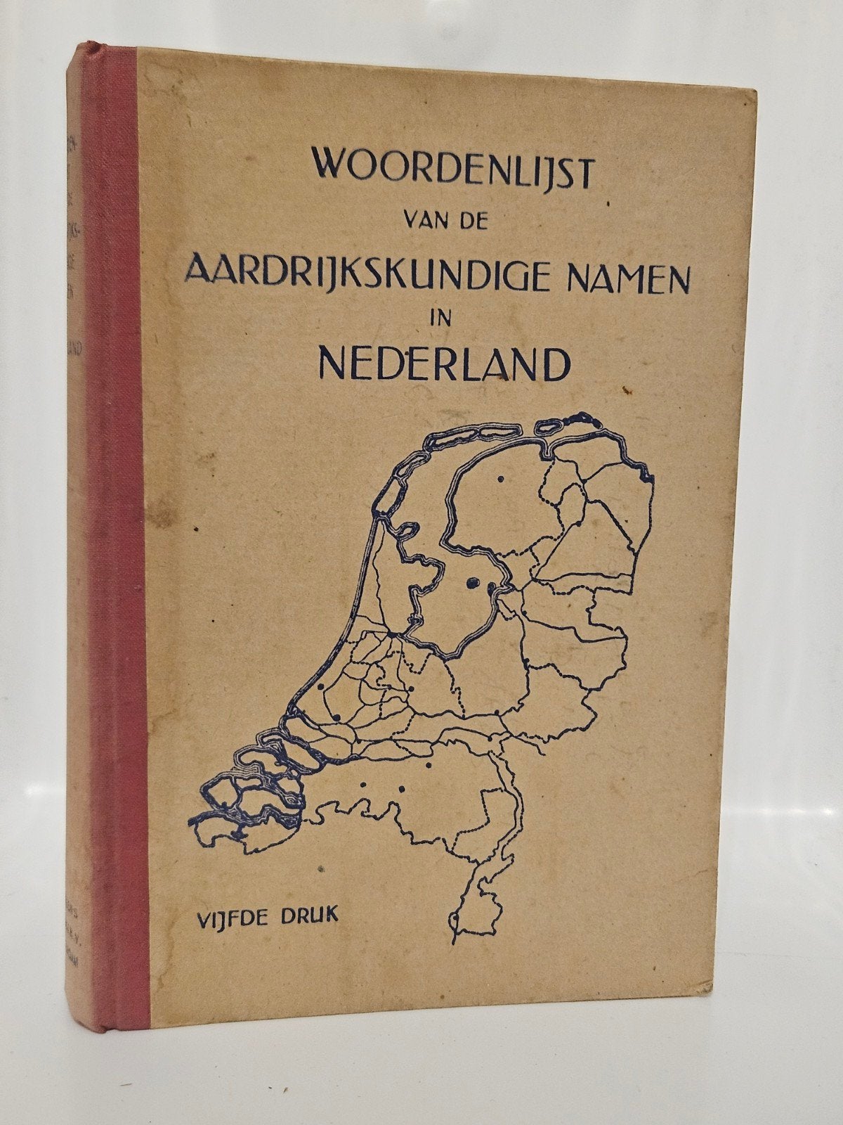 Antiek boek Woordenlijst aardrijkskundige namen in Nederland, Verzenden, Gelezen