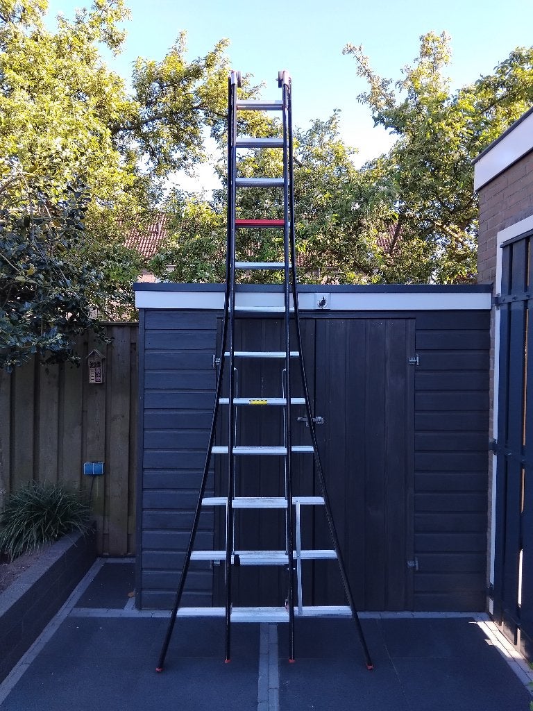 Professionele uitschuifbare ladder