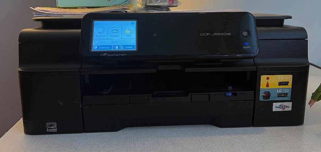 Brother DCP-J552DW All-in-One printer (Wifi) + extra inkt, Ophalen, Gebruikt, Inkjetprinter, All-in-one