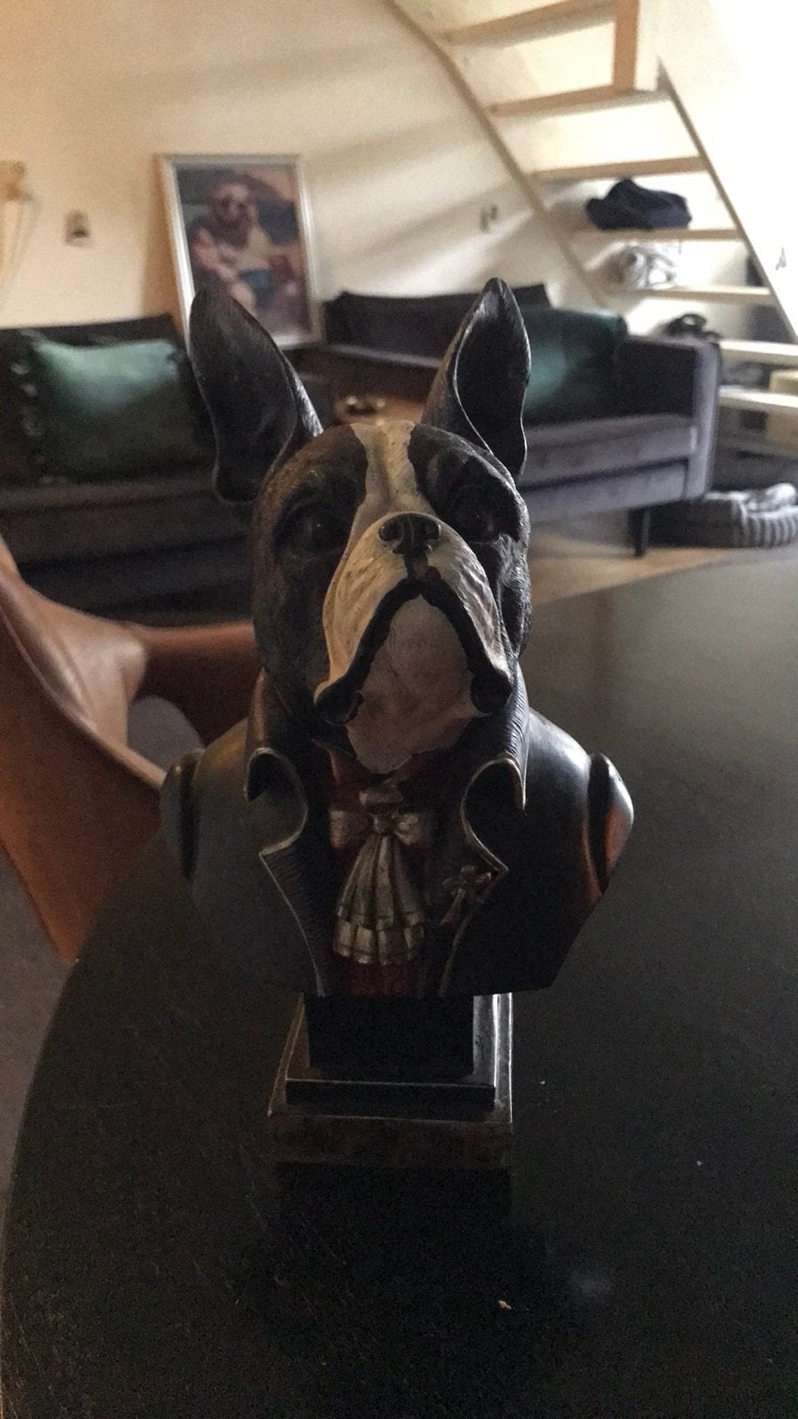 Borstbeeld Franse bulldog, Ophalen of Verzenden, Zo goed als nieuw