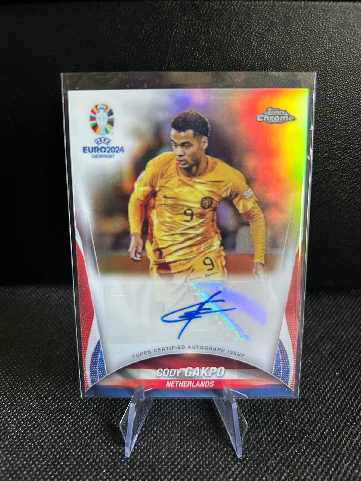 Cody Gakpo gesigneerd kaartje, Ophalen of Verzenden, Zo goed als nieuw, Plaatje