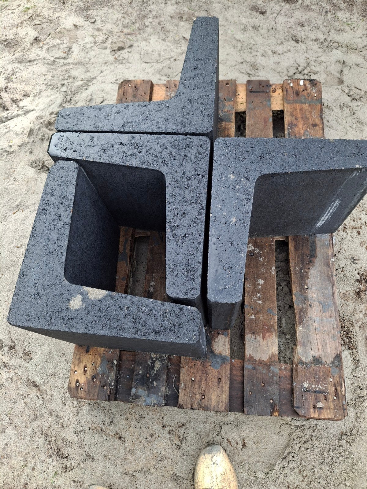 Betonnen L-elementen voor tuin en landschap, Tuin en Terras, Bielzen en Borders, 25 tot 50 cm, 25 cm of meer, Nieuw, Ophalen of Verzenden