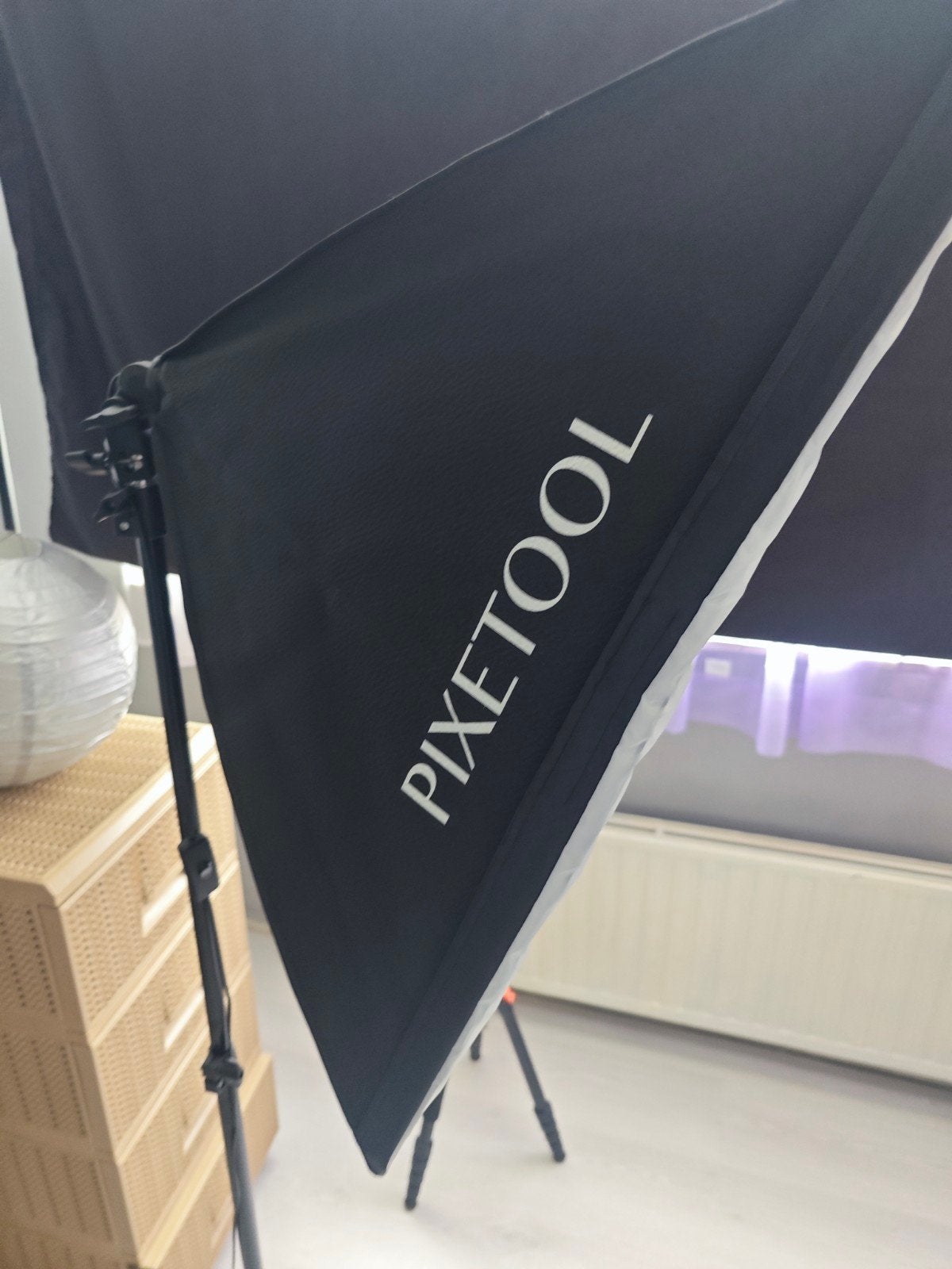 Pixetool Softboxen Set (2 stuks) met statieven - 230cm hoog, Ophalen, Zo goed als nieuw