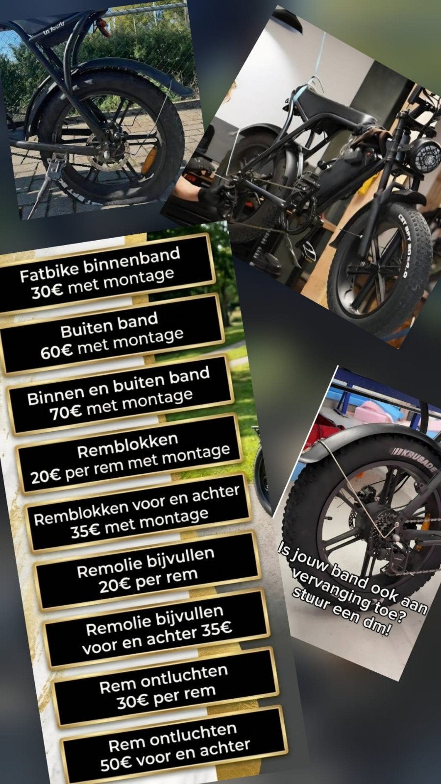 fatbike reparatie, Fietsen en Brommers, Elektrische fietsen, Ophalen of Verzenden