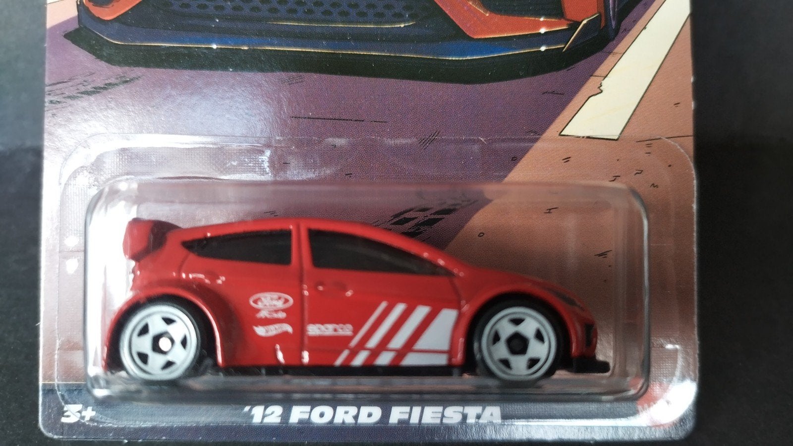 Ford Fiesta 2012 1:64 Hotwheels Silver Series Pol, Auto, Verzenden, Nieuw, M
