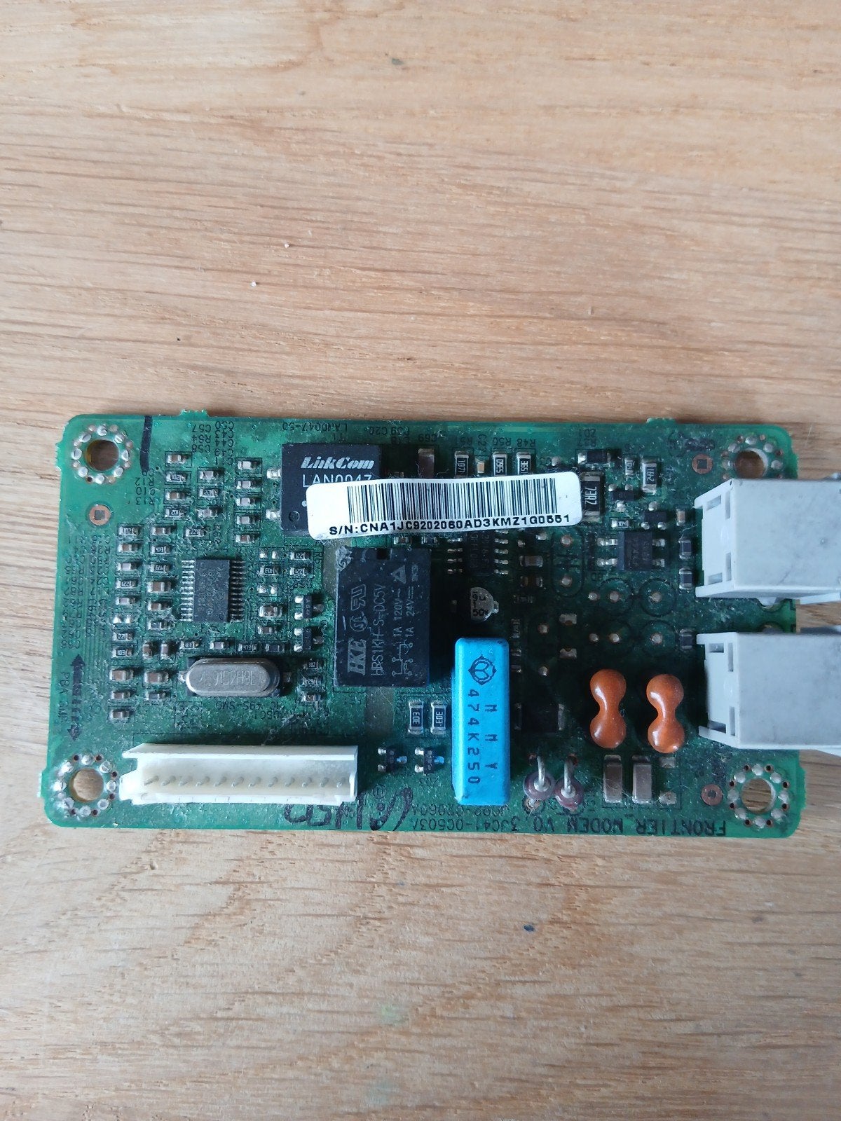 LinkCom LAN0047 Frontier Modem Printplaat, Computers en Software, Ophalen of Verzenden, Gebruikt, Router met modem, LinkCom