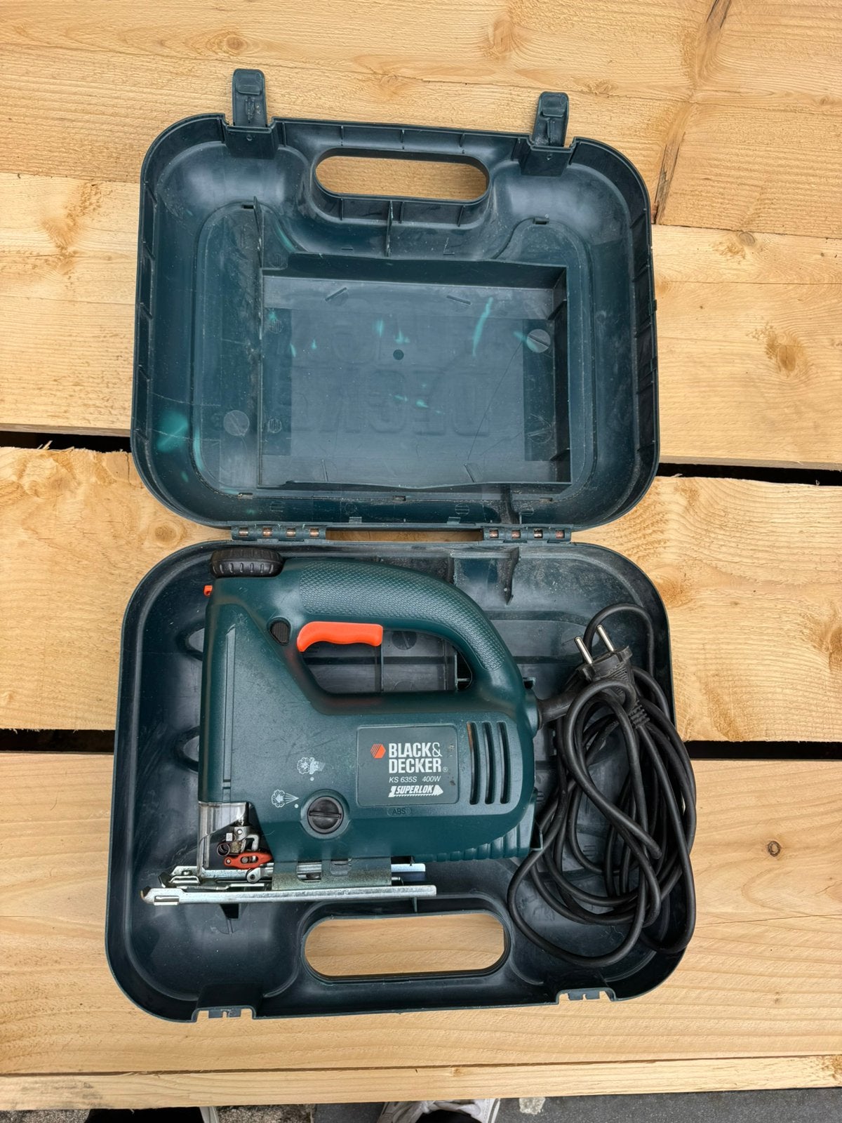 Decoupeerzaag Black & Decker KS 635s 400W, Ophalen, Decoupeerzaag, Zo goed als nieuw, 30 tot 70 mm