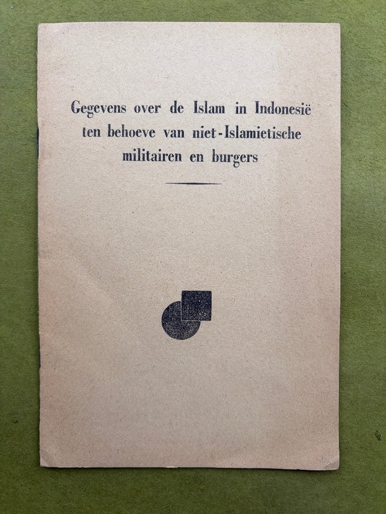 Brochure van het K.N.I.L. uit 1947 over de Islam, Ophalen of Verzenden, Landmacht, Azië, Boek of Tijdschrift