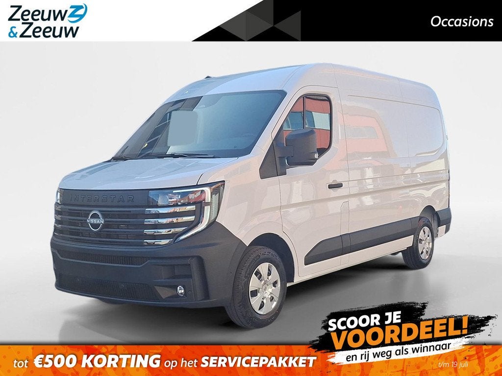 Nissan Interstar-e L2H2 Limited 87 kWh |100 % Elektrisch||5, Auto's, Zwart, 143 pk, Met garantie (alle), Wit