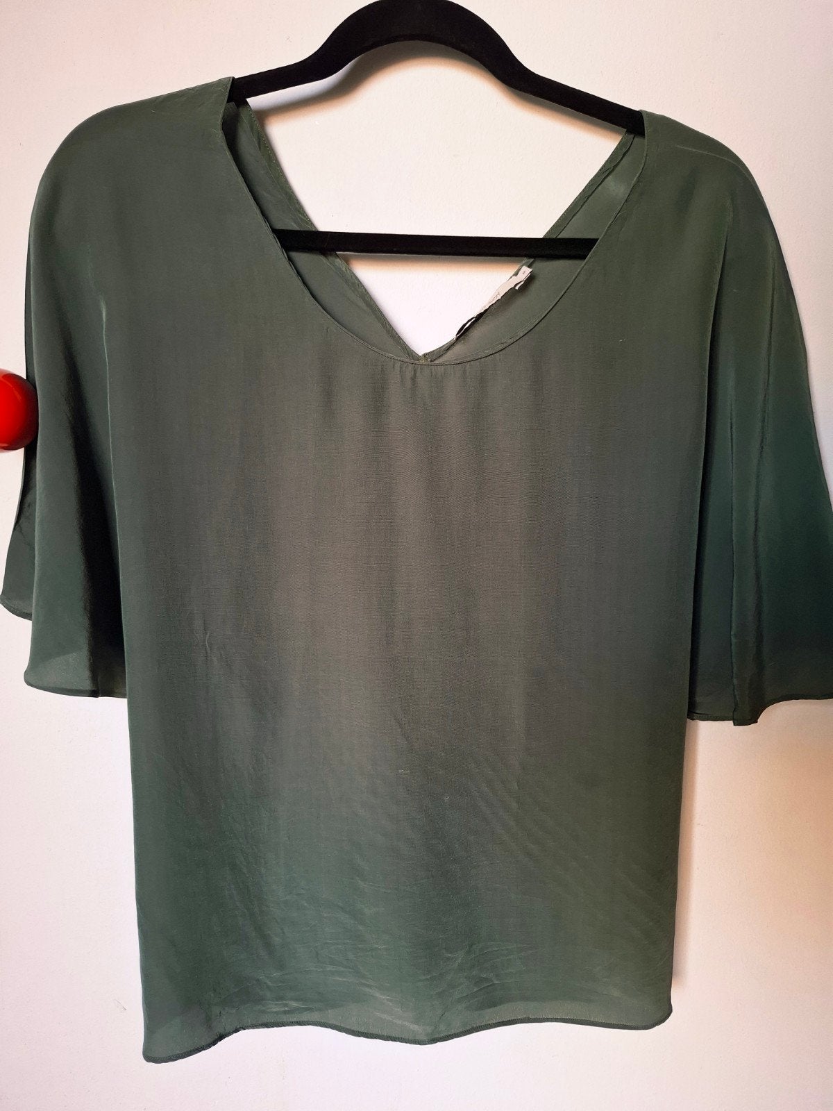 Groene Sissy-Boy blouse maat M, 100% viscose, Maat 38/40 (M), Sissy-Boy, Ophalen of Verzenden, Zo goed als nieuw