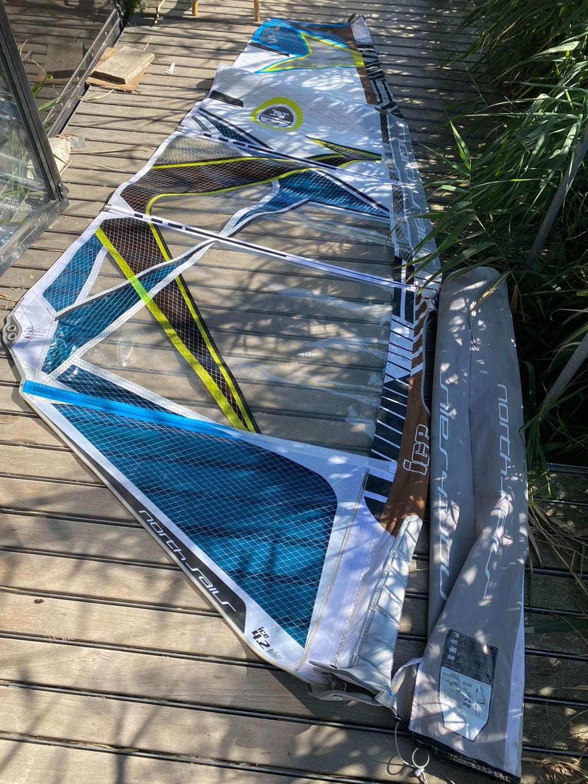 North sails ice 4.2 en 4.7, Ophalen, Zo goed als nieuw, Zeil