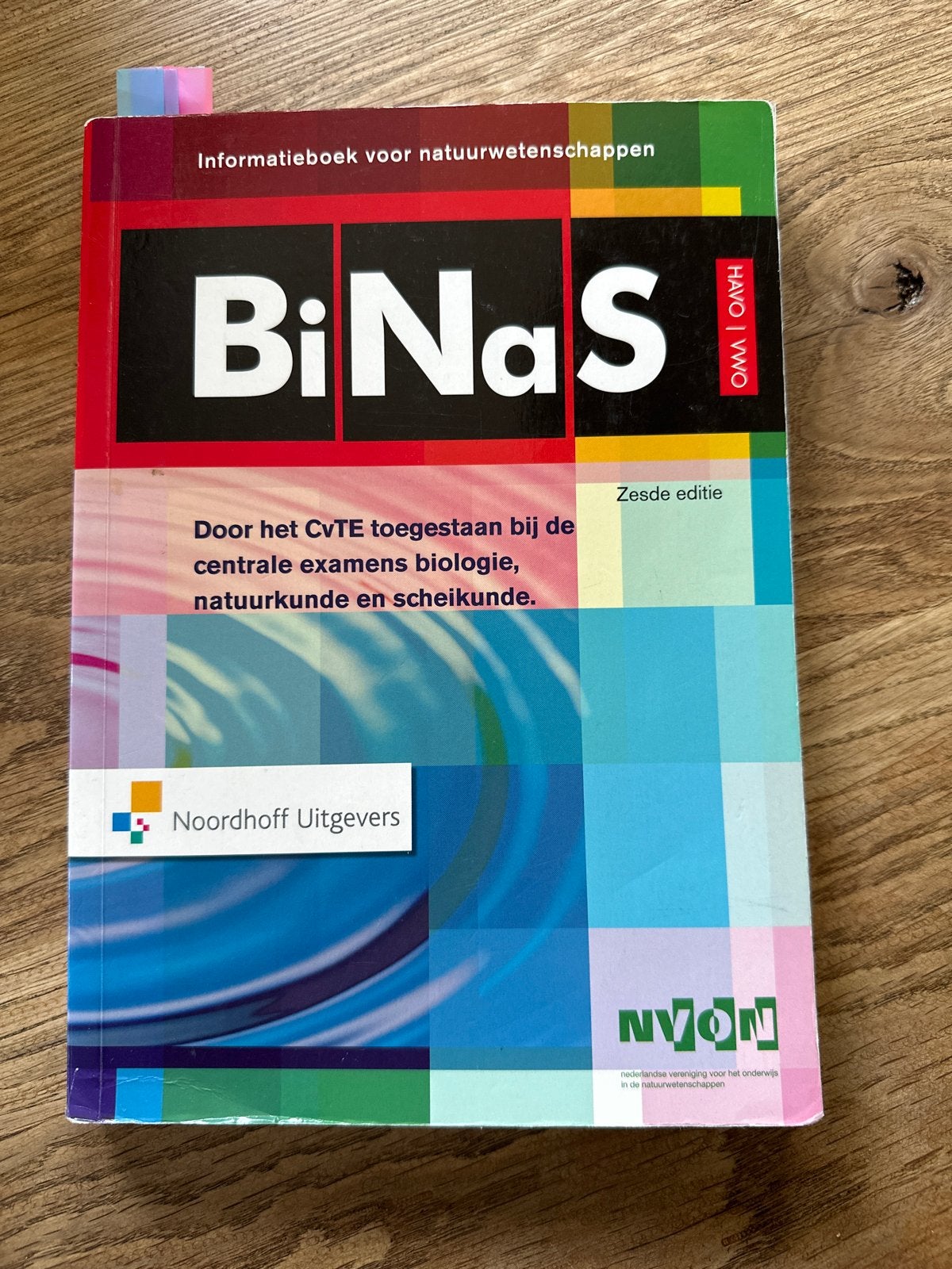 BiNaS havo/vwo zesde editie - Informatieboek, Boeken, Ophalen, Beta, Zo goed als nieuw, HBO